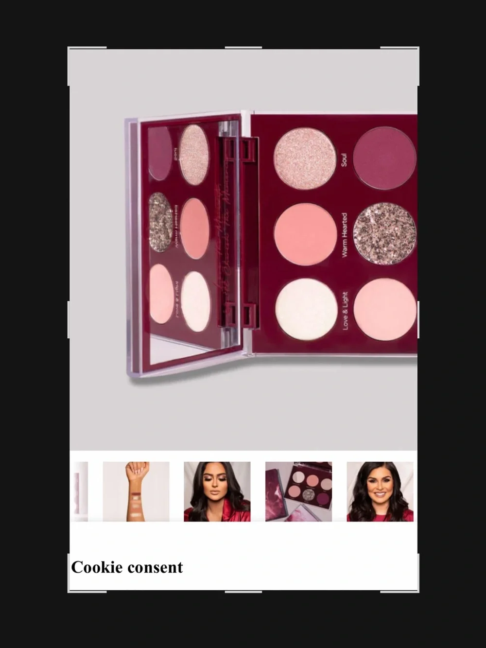 Dominique Peach & Pink Eyeshadow Palette